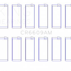 KING ENGINE BEARINGS CR6609AM025