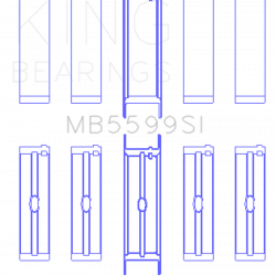 KING ENGINE BEARINGS MB5599SI