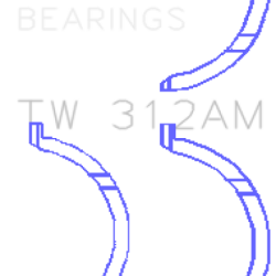 KING ENGINE BEARINGS TW312AM