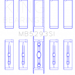 KING ENGINE BEARINGS MB5293SI001