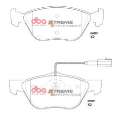 DBA XP Performance Brake Pads DBA DB2037XP