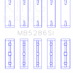 KING ENGINE BEARINGS MB5286SI025