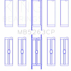 KING ENGINE BEARINGS MB5263CP