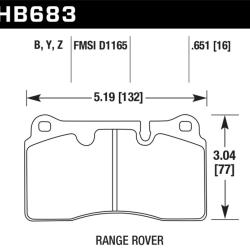 HAWK PERFORMANCE HB683Z651