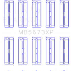 KING ENGINE BEARINGS MB5673XP