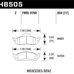 HAWK PERFORMANCE HB505Z654