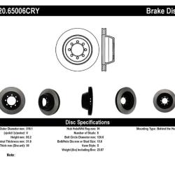 STOPTECH 12065006CRY