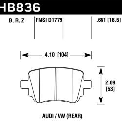 HAWK PERFORMANCE HB836Z651