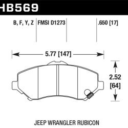 HAWK PERFORMANCE HB569F650