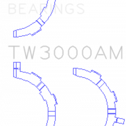 KING ENGINE BEARINGS TW3000AM