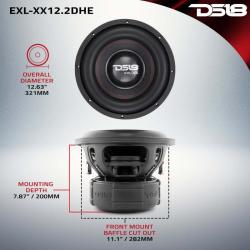 DSE EXL-XX High Excursion Subwoofers DS18 EXL-XX12.2DHE