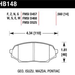 Hawk Performance HB148E.560