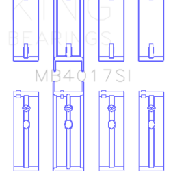 KING ENGINE BEARINGS MB4017SI