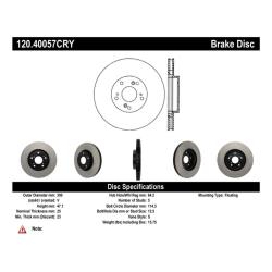 STOPTECH 12040057CRY