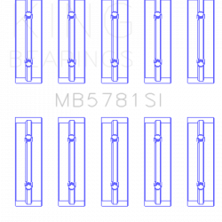 KING ENGINE BEARINGS MB5781SI