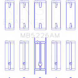 KING ENGINE BEARINGS MB5226AM025