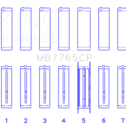 KING ENGINE BEARINGS MB7765CP030