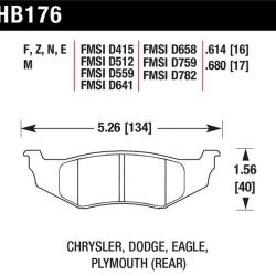 Hawk Performance HB176N.614
