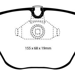 EBC Bluestuff Brake Pad Sets EBC DP51449NDX