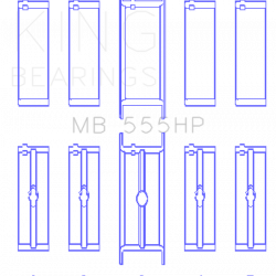 KING ENGINE BEARINGS MB555HP010