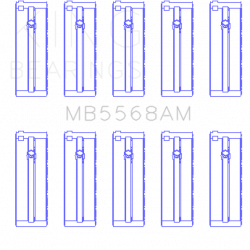 KING ENGINE BEARINGS MB5568AM05