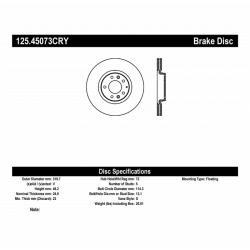 STOPTECH 12545073CRY