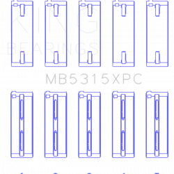 KING ENGINE BEARINGS MB5315XPC