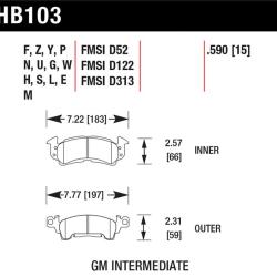 Hawk Performance HB103N.590