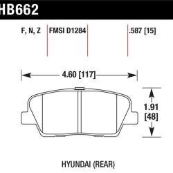 HAWK PERFORMANCE HB662N587