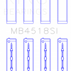 KING ENGINE BEARINGS MB4518SI