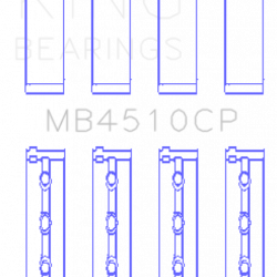 KING ENGINE BEARINGS MB4510CP05