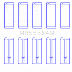 KING ENGINE BEARINGS MB5556AM025