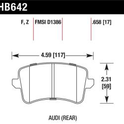 HAWK PERFORMANCE HB642F658