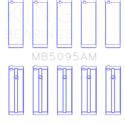 KING ENGINE BEARINGS MB5095AM