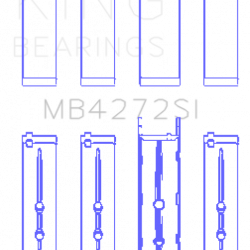 KING ENGINE BEARINGS MB4272SI025