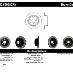 STOPTECH 12066065CRY