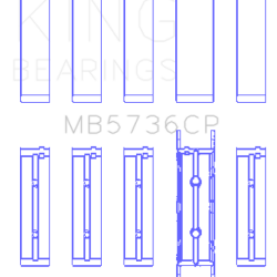 KING ENGINE BEARINGS MB5736CP026