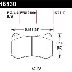 Hawk Performance HB530N.570