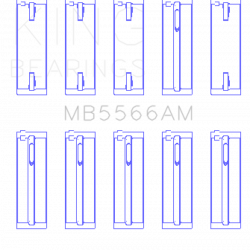 KING ENGINE BEARINGS MB5566AM