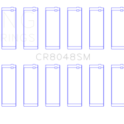 KING ENGINE BEARINGS CR8048SM