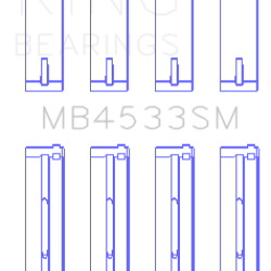 KING ENGINE BEARINGS MB4533SM