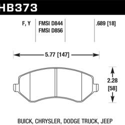 HAWK PERFORMANCE HB373F689