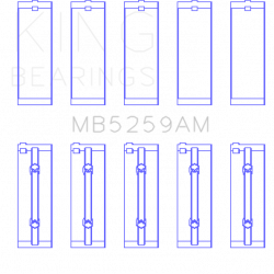 KING ENGINE BEARINGS MB5259AM025