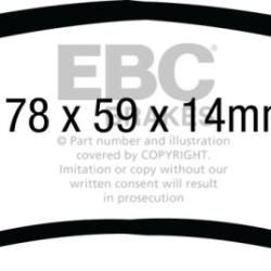 EBC Extra Duty Brake Pad Sets EBC ED91893