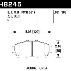HAWK PERFORMANCE HB245D631