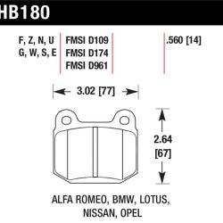 Hawk Performance HB180S.560