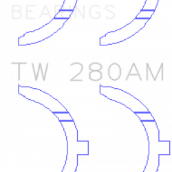 KING ENGINE BEARINGS TW280AM