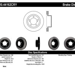 STOPTECH 12044162CRY