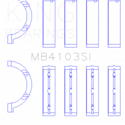 KING ENGINE BEARINGS MB4103SI026