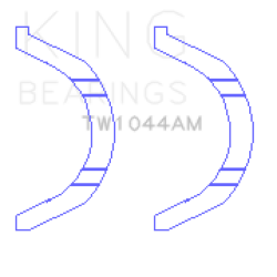 KING ENGINE BEARINGS TW1044AM